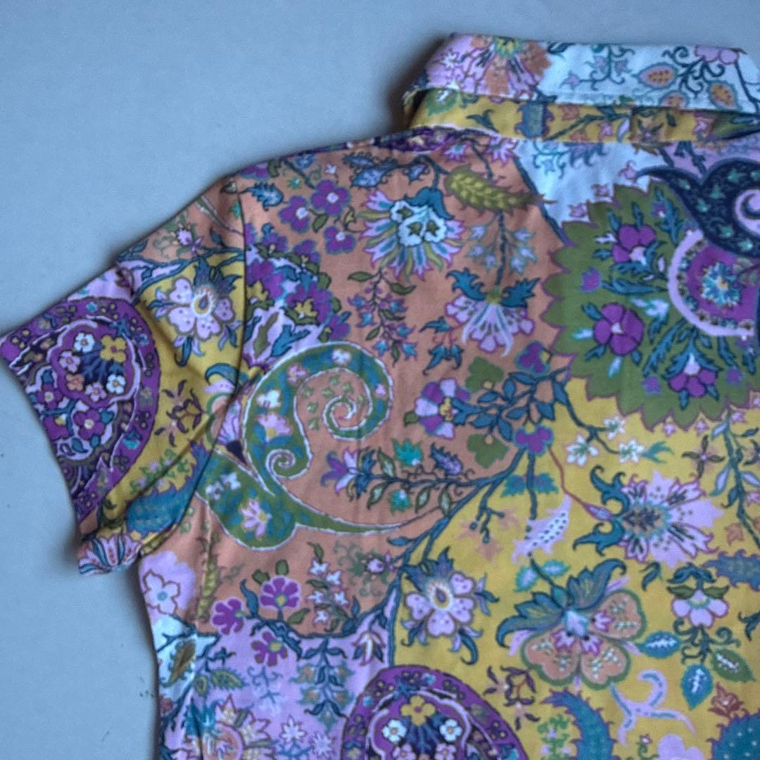 【新品未着用タグ付き】ETRO エトロ ペイズリー柄 ポロシャツ 半袖