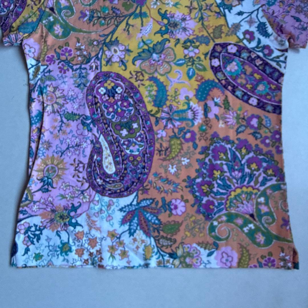 【新品未着用タグ付き】ETRO エトロ ペイズリー柄 ポロシャツ 半袖
