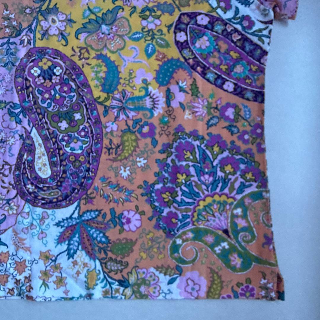 【新品未着用タグ付き】ETRO エトロ ペイズリー柄 ポロシャツ 半袖