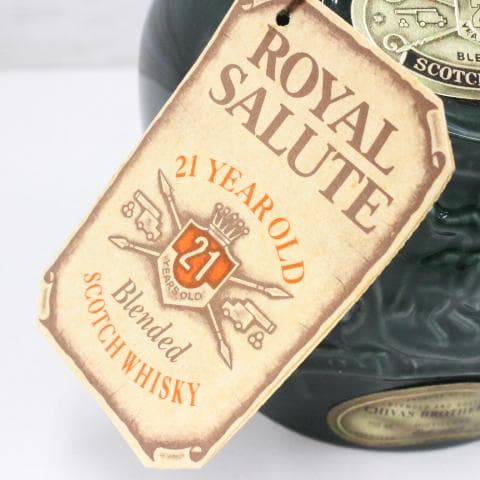 ◇未開栓 ロイヤルサルート スコッチウイスキー2本セット 陶器