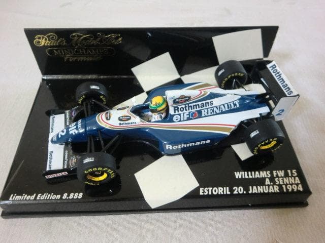 1/43 ウィリアムズ・ルノー FW15 ロスマンズ仕様 # 2 セナ タバコ