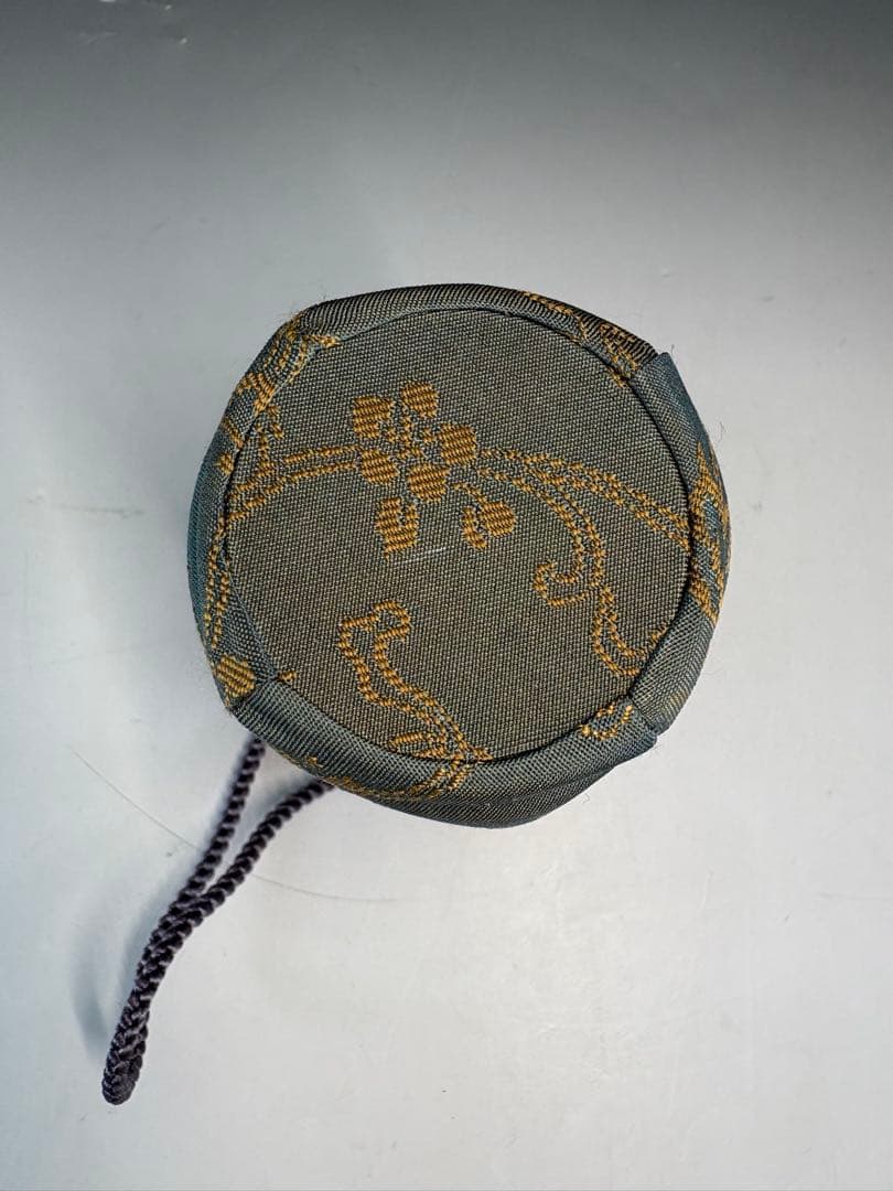 中古品】山口錠鉄造 黄瀬戸肩衝茶入（共箱）USED〈税込•送料込