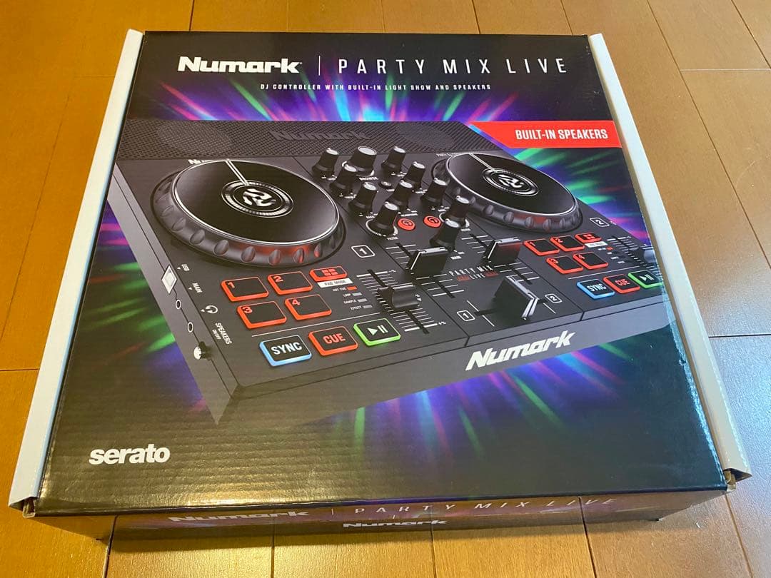 Numark Party Mix Live DJコントローラー⭐︎スピーカー付き Numark Party Mix Live DJ Controller with Built-in Light Show