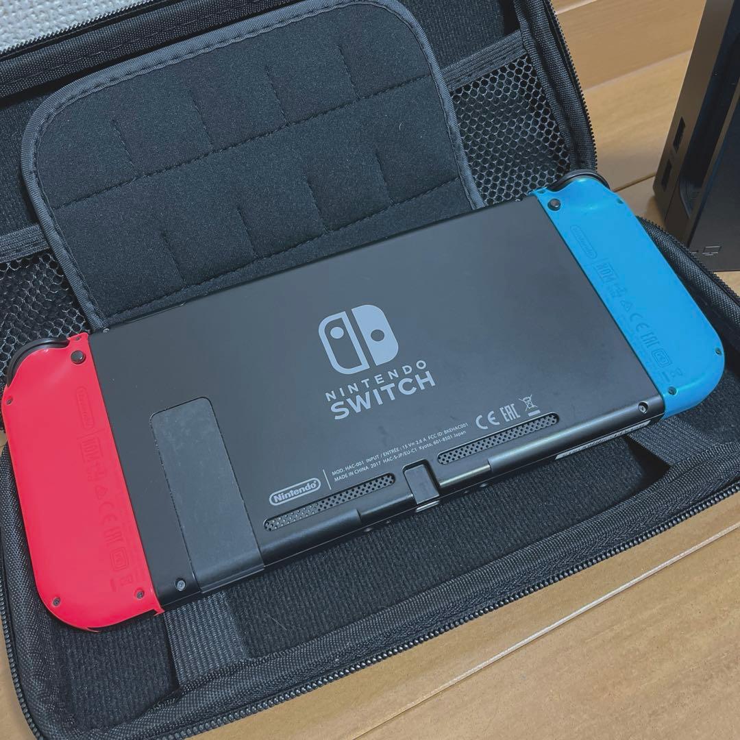Nintendo Switch ネオンブルー/レッド 本体/HORIコン付き