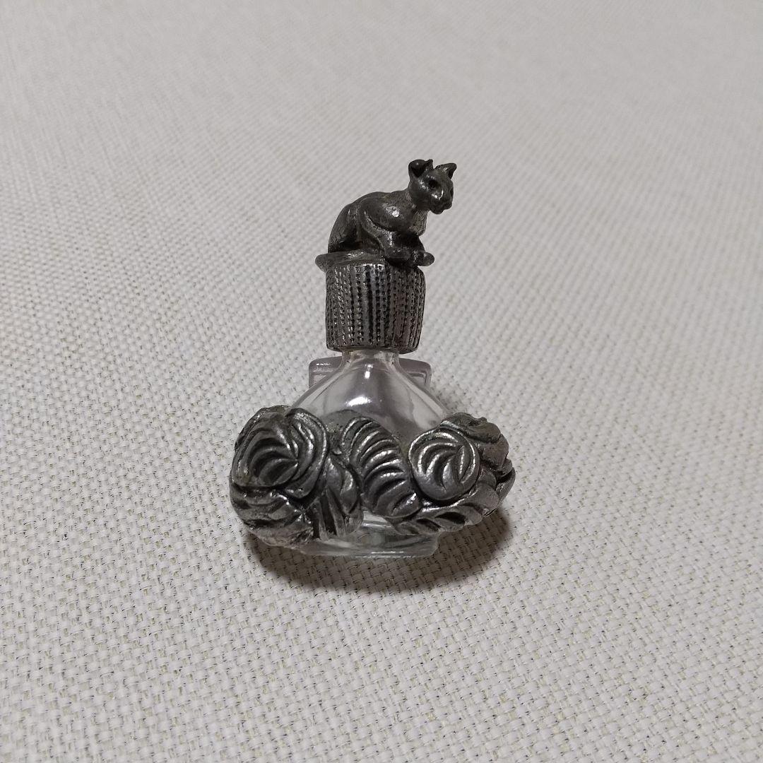 猫の小瓶 香水瓶 フランス 20世紀