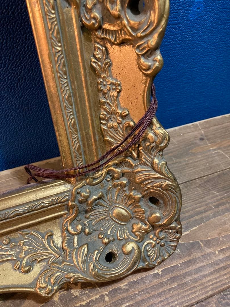 H 額縁 アンティーク調 ヴィンテージ ゴールド 金色 アート 油絵