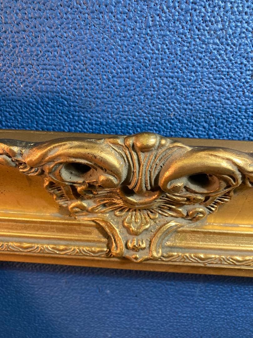 H 額縁 アンティーク調 ヴィンテージ ゴールド 金色 アート 油絵