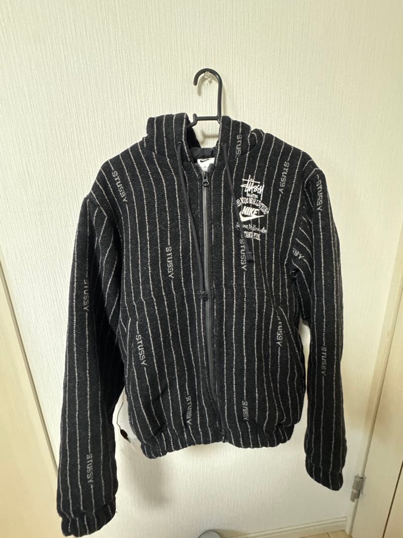 【XS】Stussy x Nike Striped Wool Jacket 希少