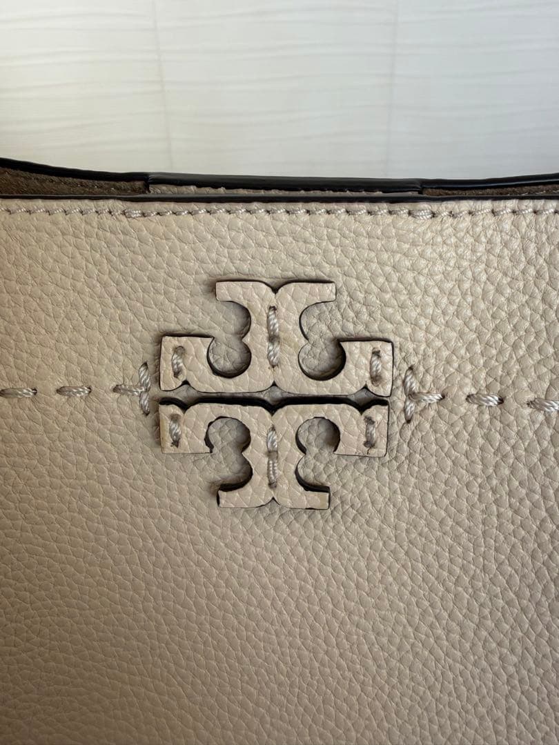 ホワイトレザー ハンドバッグ 保存袋付き