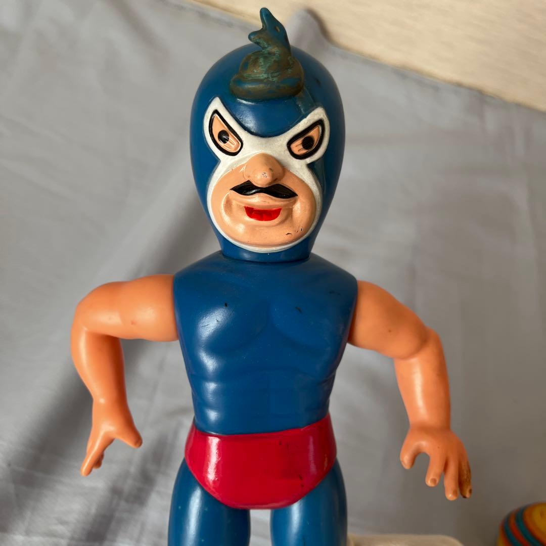 タイガーマスク 悪役5体セット 中嶋製作所 当時モノ