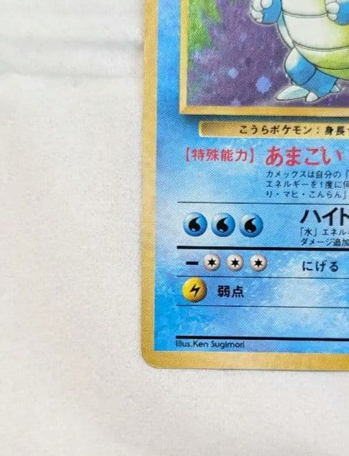 【希少】旧裏 カメックス 2枚セット ★あり 初期版 あまごい 御三家