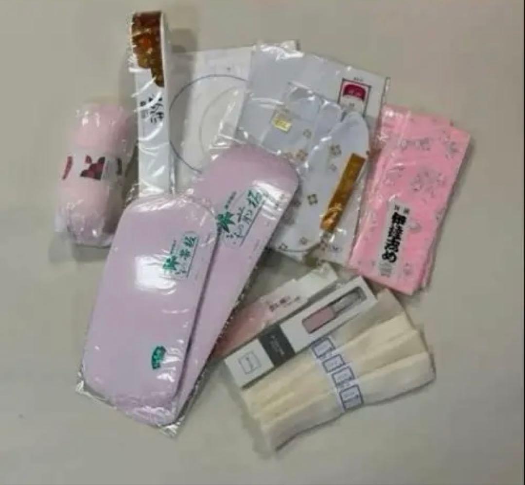 値下げ交渉OK！極上ちりめん地 白地 振袖 セット 正絹 B436