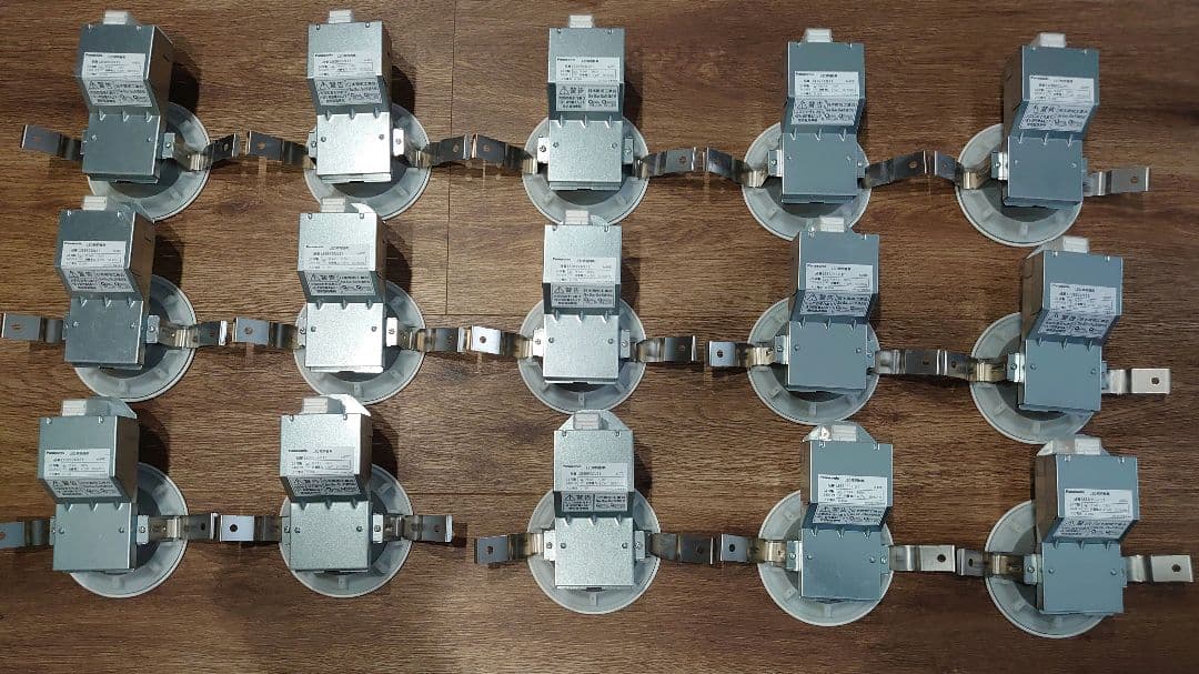 使用約半年間】パナソニック ダウンライト 電球色 15個