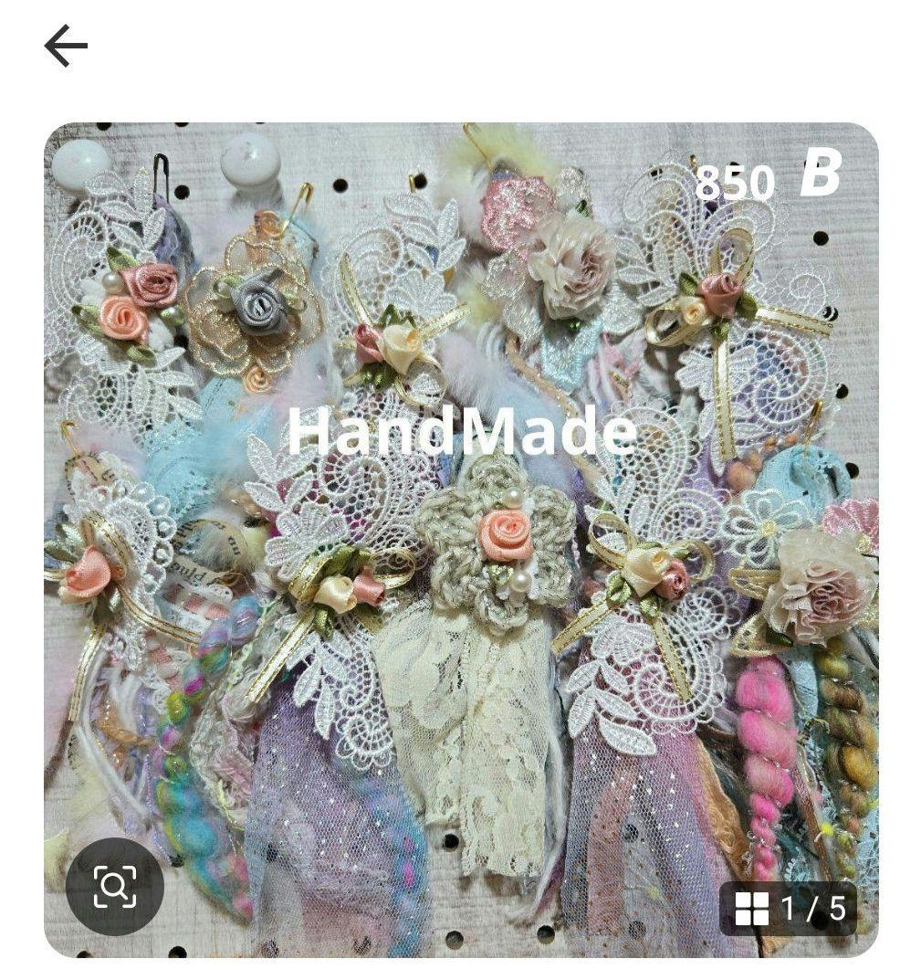 いちごパフェ様✨専用ハンドメイドタッセルチャーム約15×8cm PC