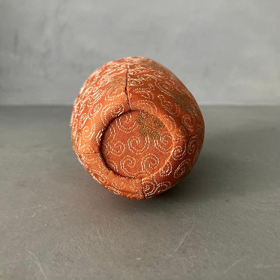 茶道具 肩衝茶入 茶入 仕覆オレンジ - メルカリ