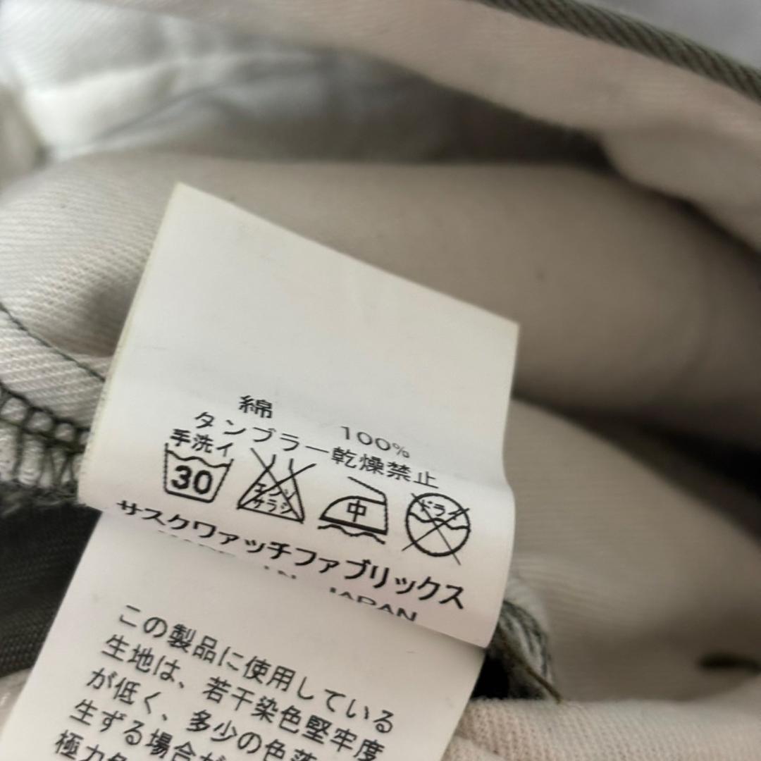 SASQUATCH fabrix メキシカンスカル 刺繍 チノパンツ M251