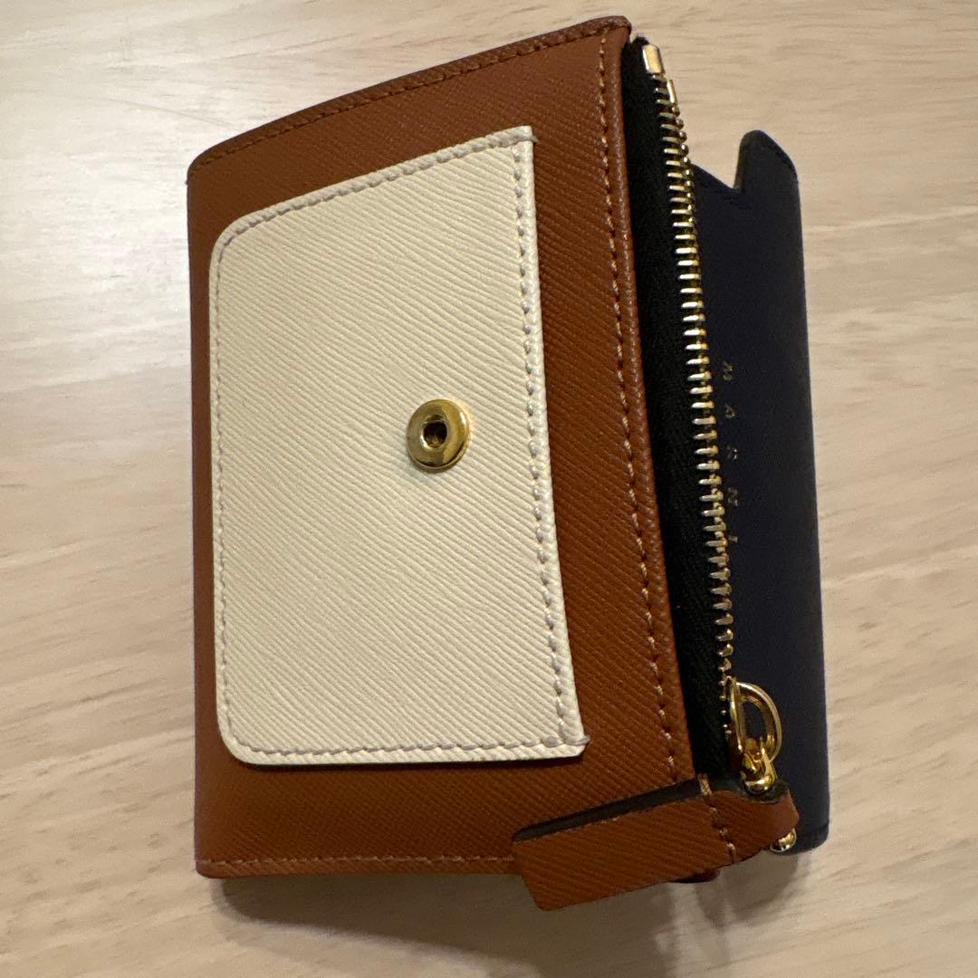 値下げ！【美品】　MARNI 三つ折り財布