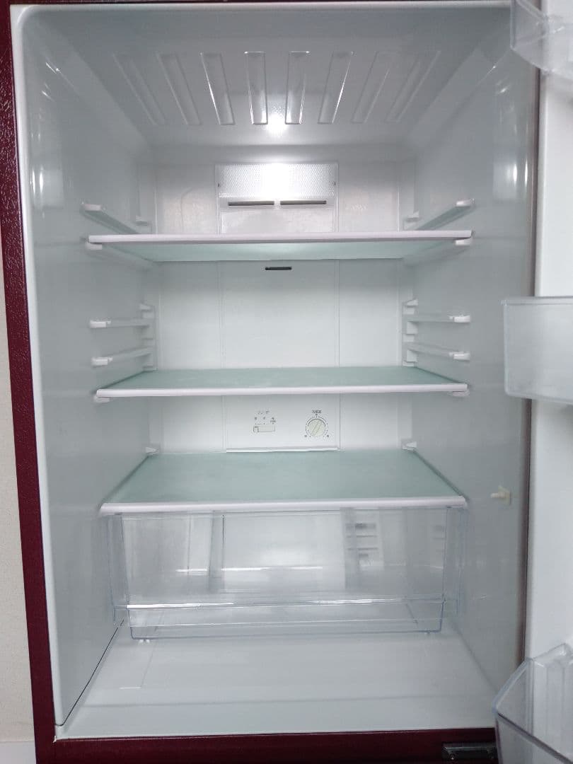 アクア　冷蔵庫　冷凍庫　184L　AQR-18F　冷凍冷蔵庫　ルージュ　赤