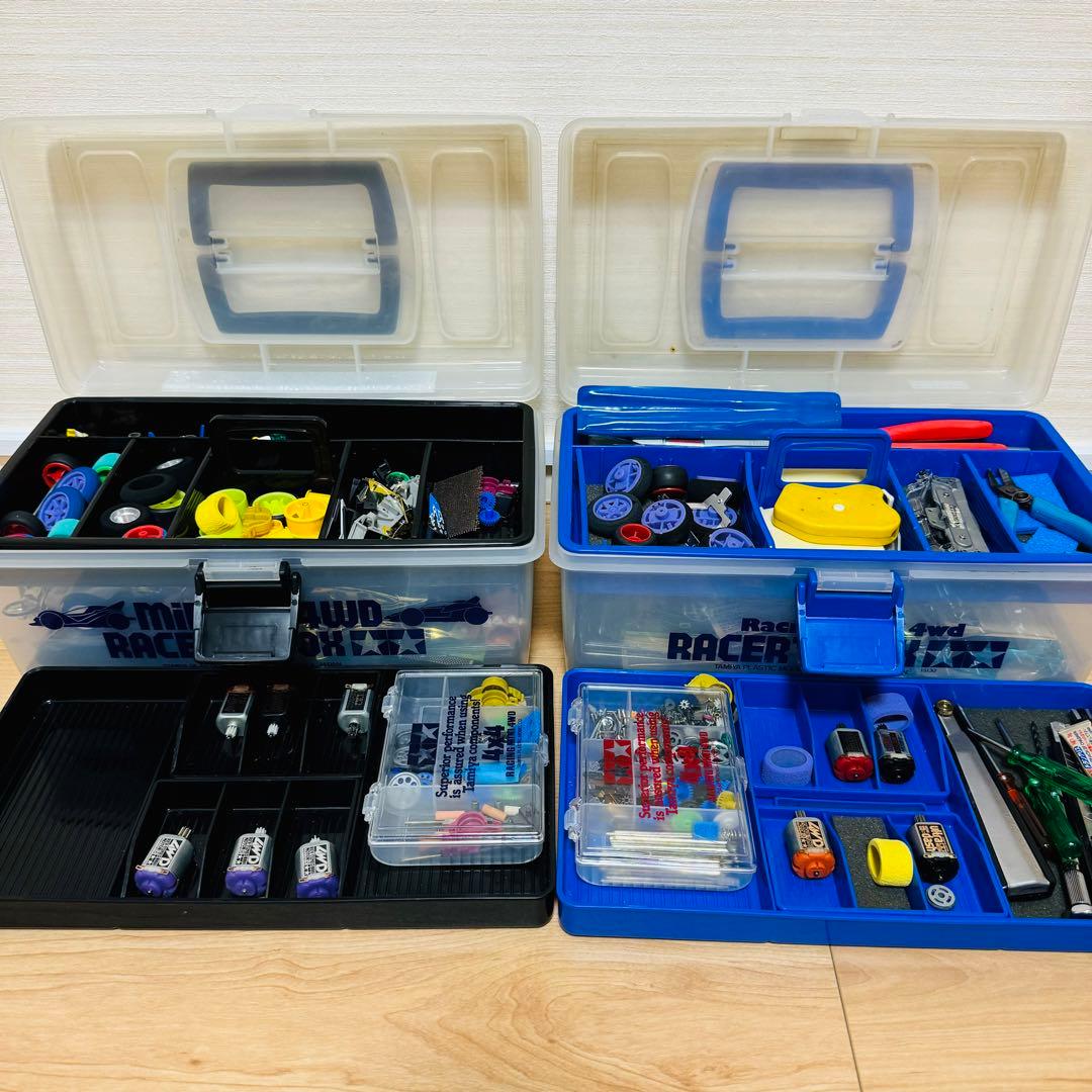 希少☆TAMIYA タミヤ ミニ四駆 レーサーズボックス パーツ 工具セット