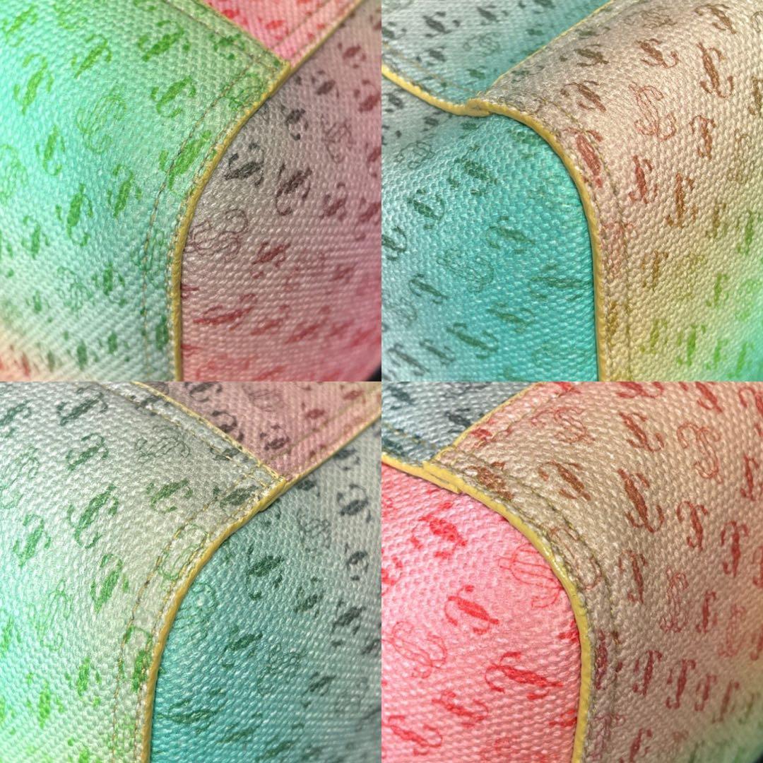 専用品JIMMY CHOO LAYLIN レインボー JC トートバッグ