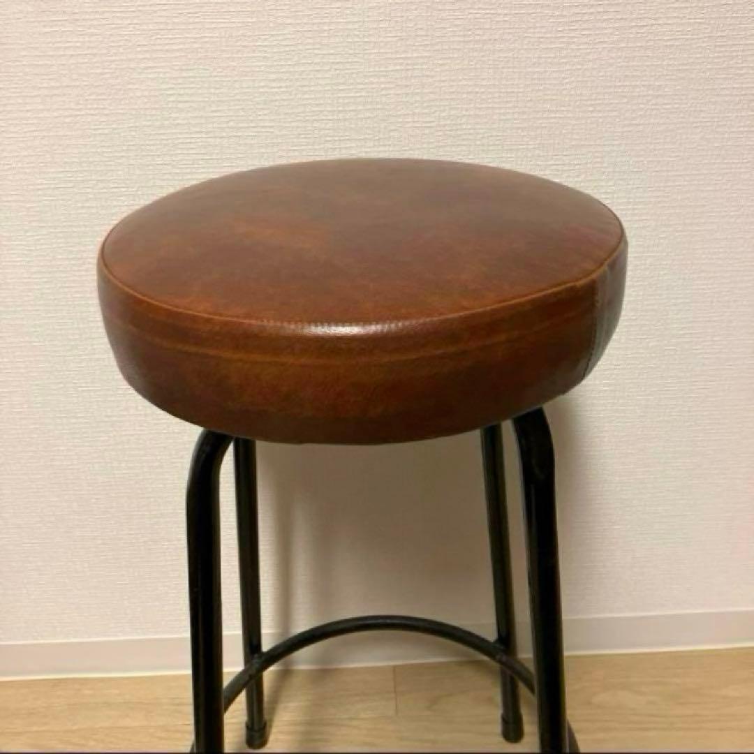 アンティーク レトロ 長椅子 バーチェア サイドテーブル コーヒーミル