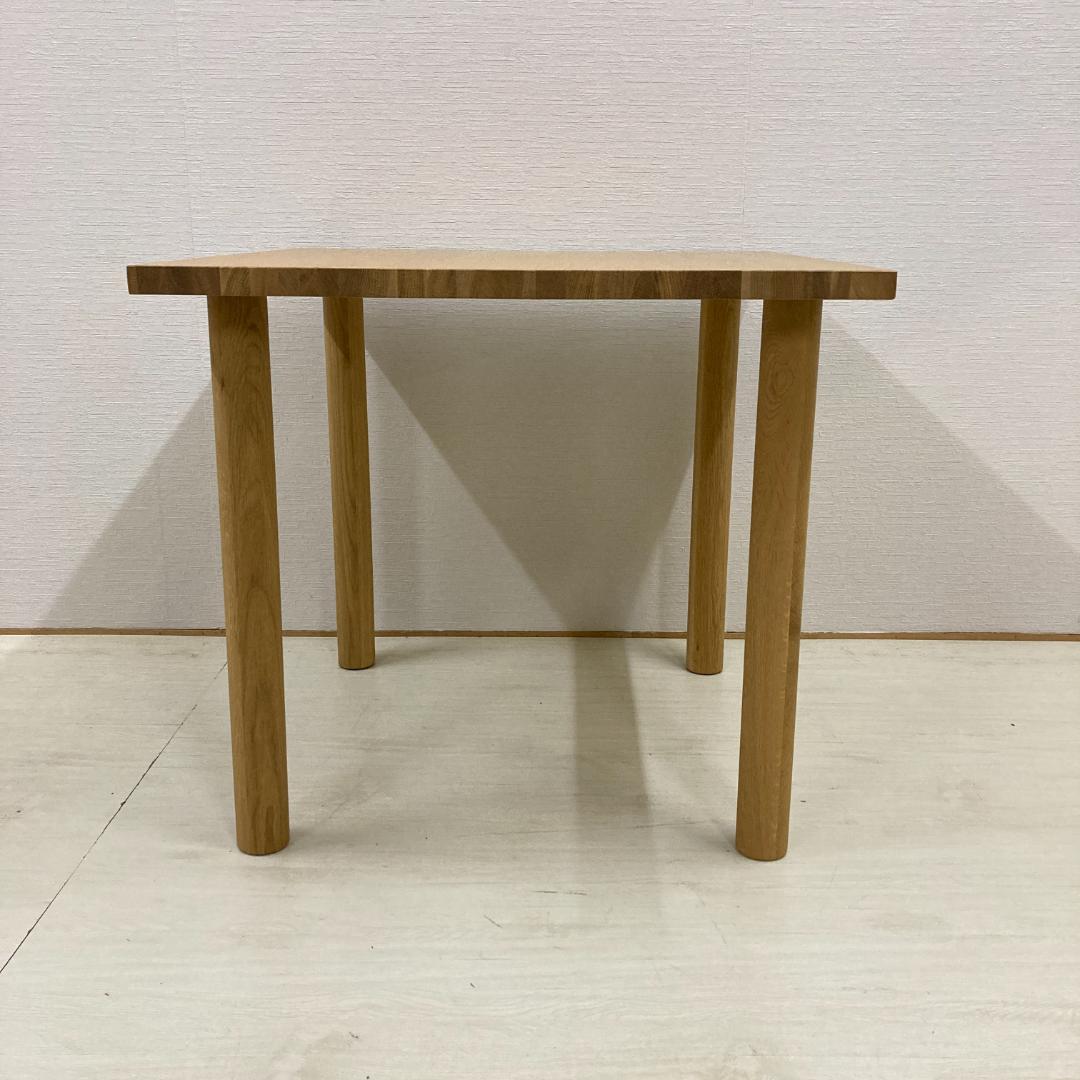 無印良品　ダイニングテーブル　板と脚でできた木製テーブル オーク材