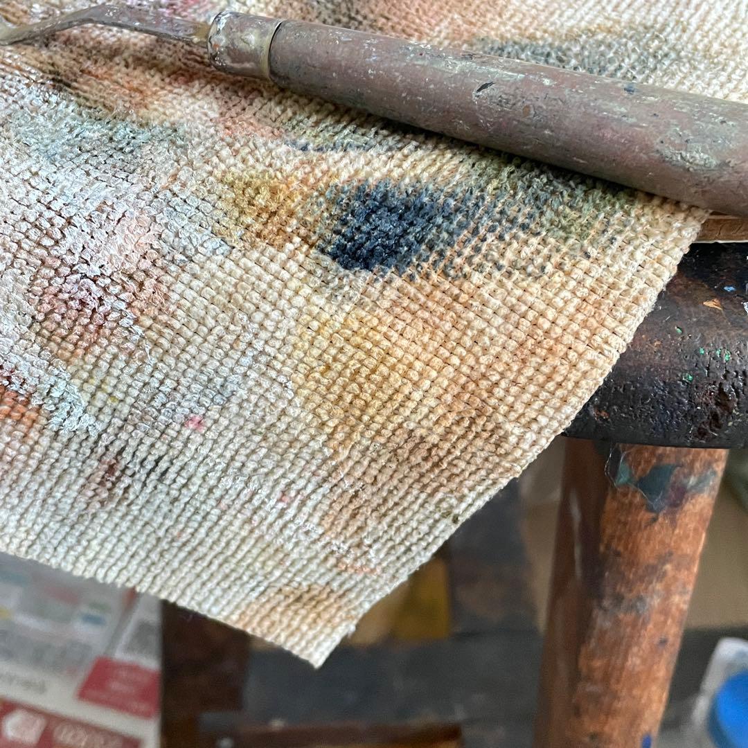 【原画・油絵】ねこ｜F3キャンバス｜2025年制作｜一点物｜額装イメージあり