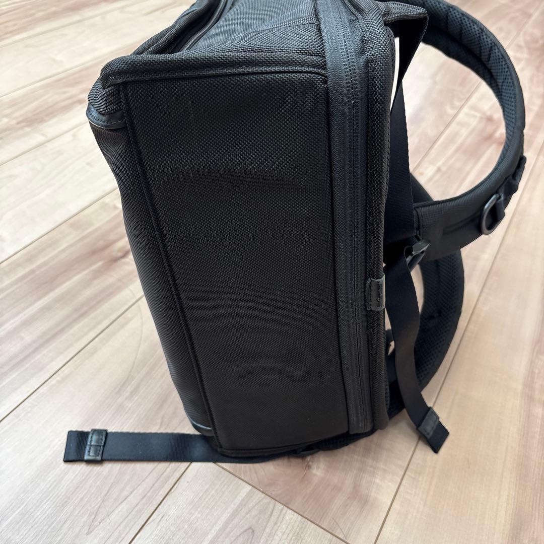 TUMI ALPHA3スリムエクスパンダブルバッグパック黒