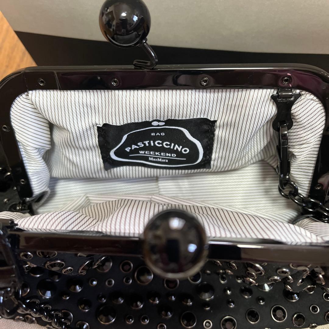 MaxMara Pasticcino ブラックパーティーバッグ