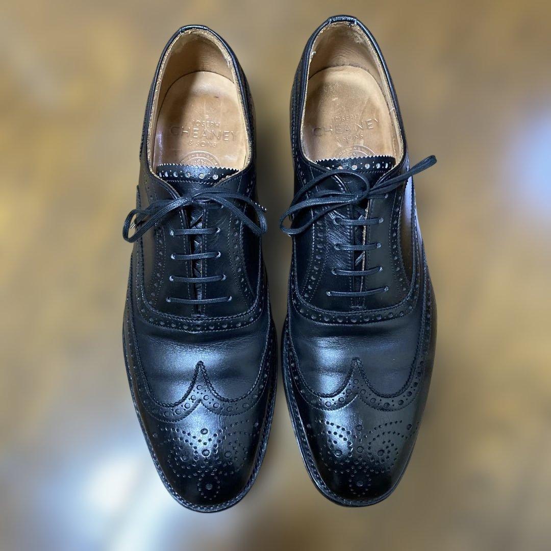美品■■CHEANEY ジョセフ チーニー ARTHUR III ウィングチップ