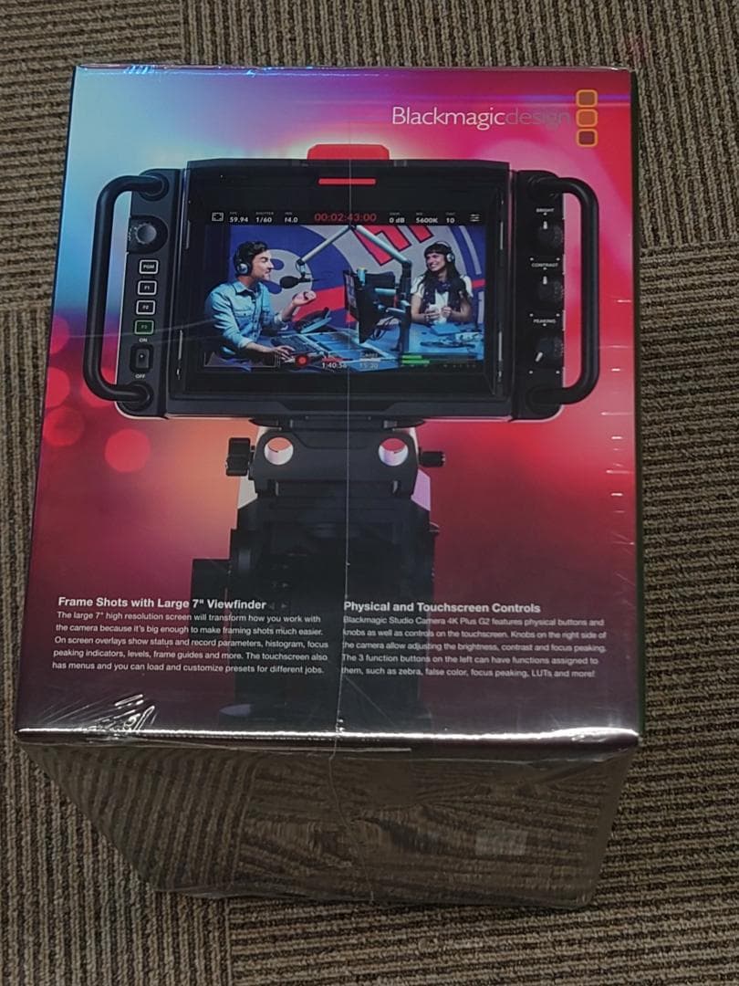 新品 Blackmagic Studio Camera 4K Plus G2