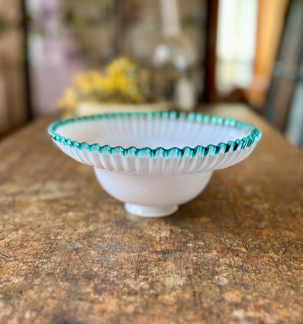 大正ロマン ガラス電笠 古民家 古道具 アンティーク 照明 吹きガラス