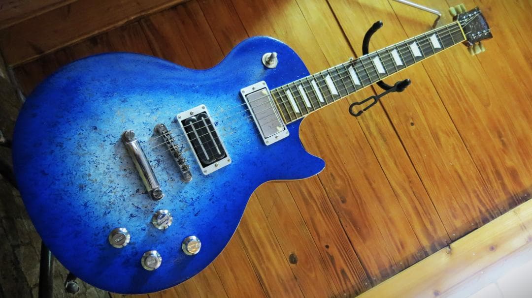 ラッカーオリジナル塗装 コイルタップブレンダー アルニコPU ブルー