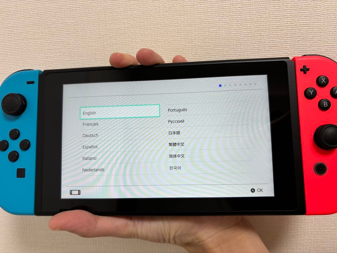 Nintendo Switch 本体 青/赤　箱無し