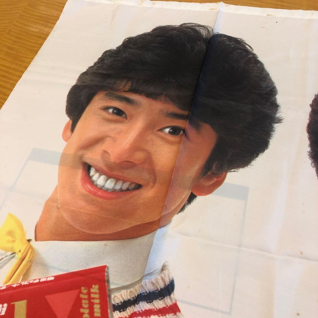 超レア】少年隊 チョコレートDela 販促 広告 布地ポスター 大判