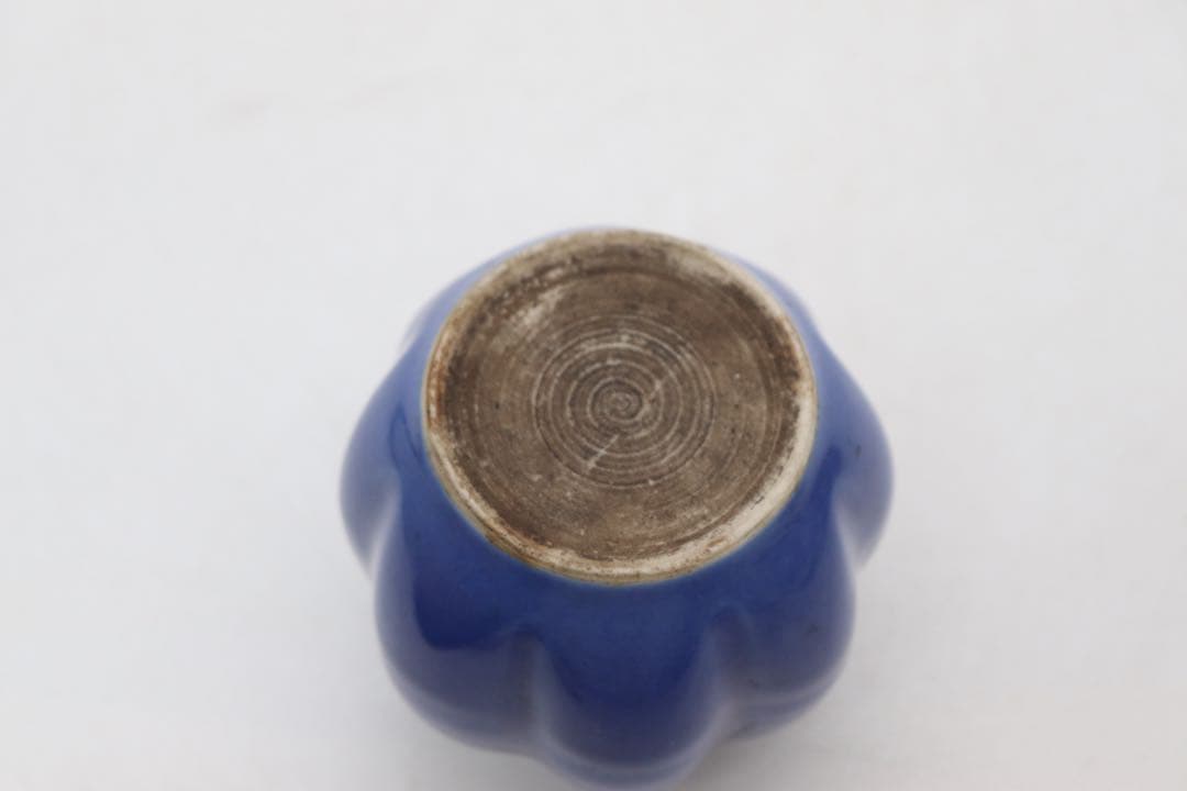 中国 清時代 瑠璃釉 瓜型小壺 アンティーク 送料込み250626