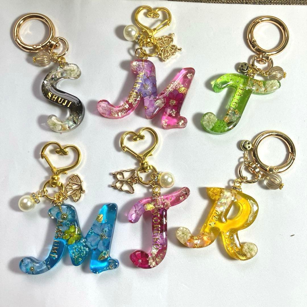 イニシャルキーホルダー♪