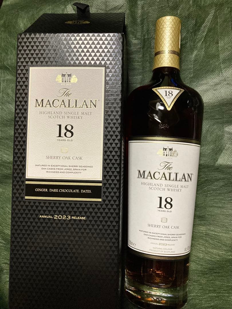 マッカラン 18年 シェリ―オークカスク 2023 700ml 【古酒】