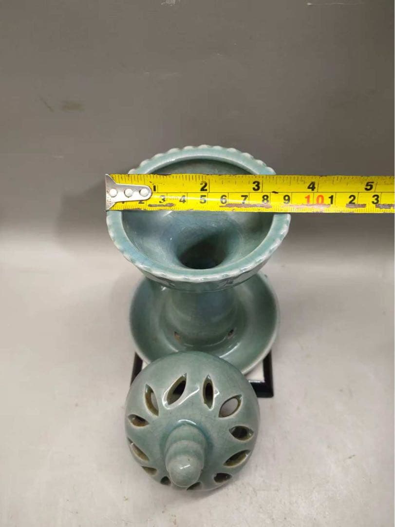 宋汝窯香炉 香薰炉 陶芸 骨董品 古美術品