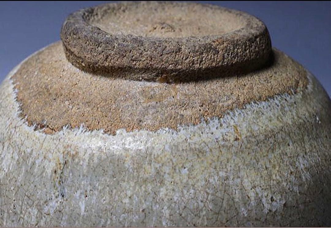 古唐津 帆柱 斑唐津 茶碗 岸嶽 室町 安土桃山 茶道 茶道具 骨董 古美術