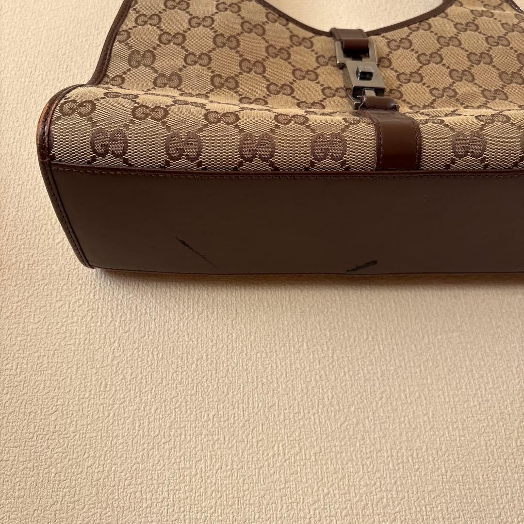 GUCCI ジャッキーショルダーバッグ キャンバス/レザー50108