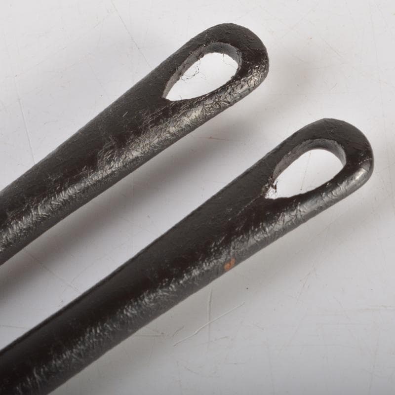 茶道具　古銅　火箸　渦巻神獣頭など　五点まとめて　N　6462