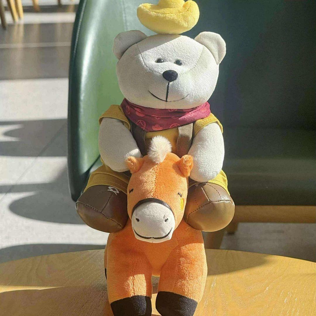 海外限定 スターバックス 干支 うま ベアリスタ ぬいぐるみ starbucks