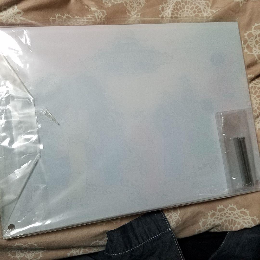 ワンピース 温泉　アクリルボード ルフィ　サンジ　ゾロ　ナミ　アクリルパネル