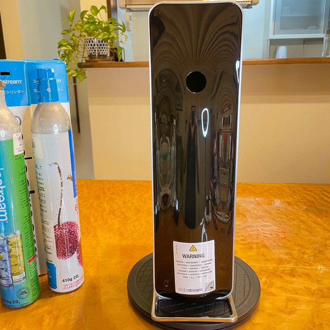 ソーダストリーム パワー ガスシリンダー2本　オマケで500mlボトル1本付き