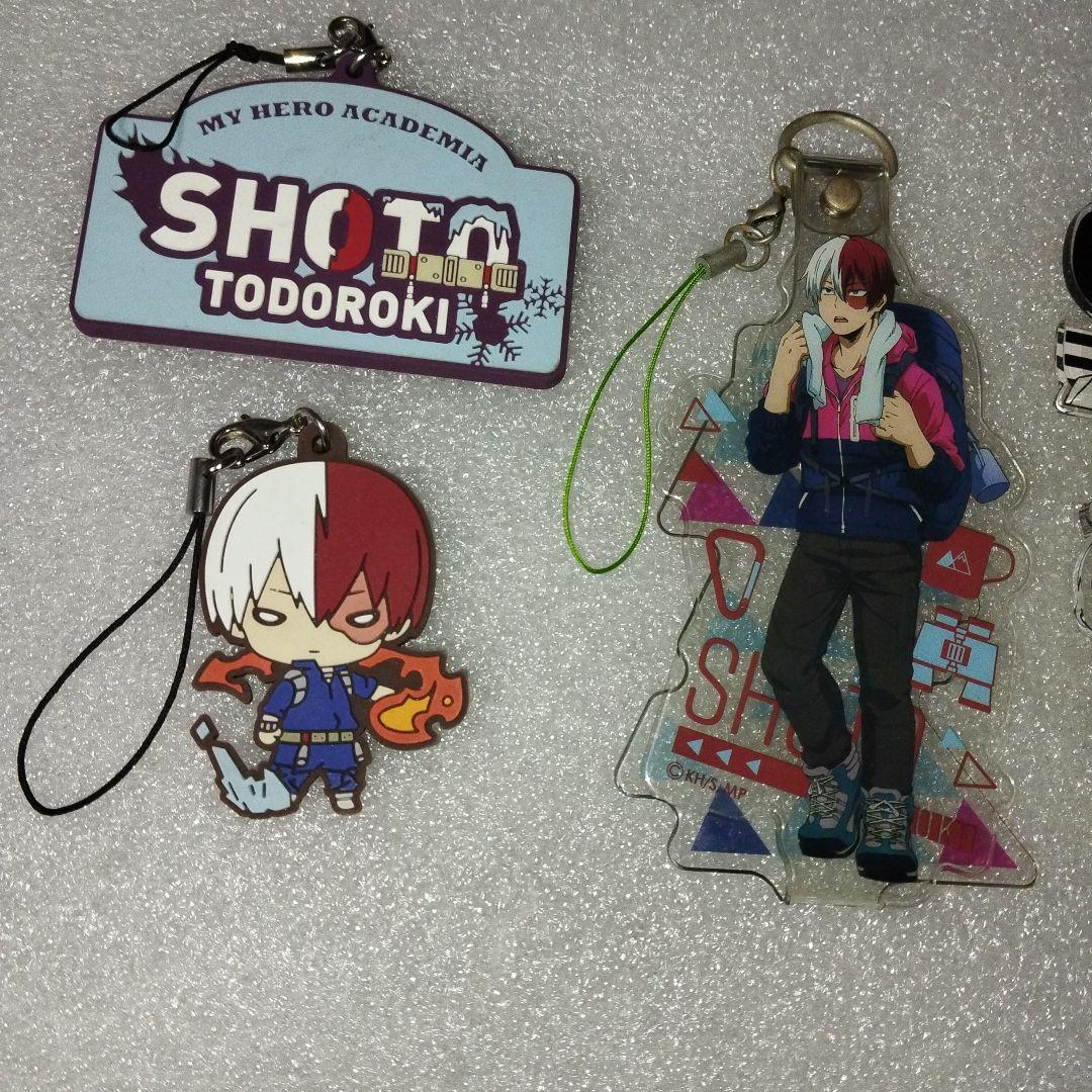 僕のヒーローアカデミア　轟　轟焦凍　アクリルキーホルダー　ラバーストラップ
