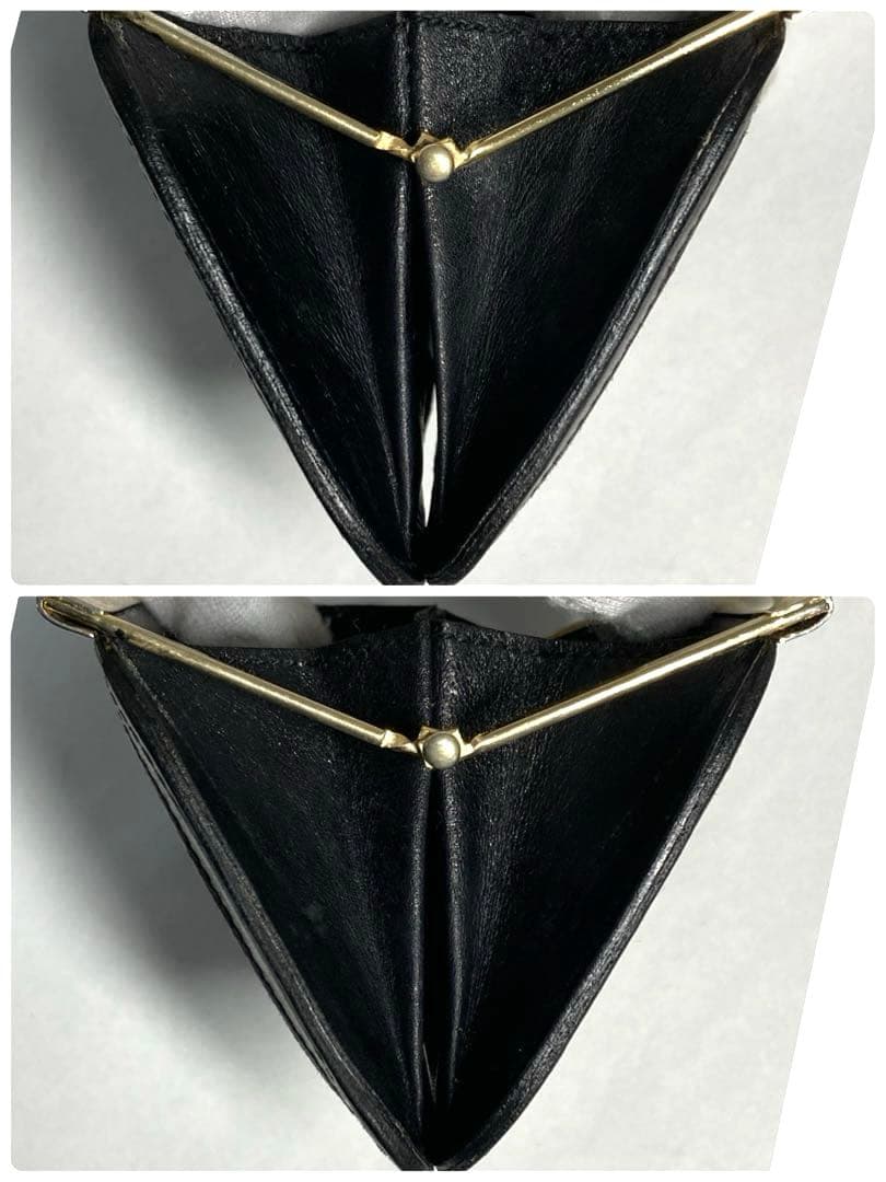 良品　GUCCI グッチ　オールドグッチ　シェリーライン　がま口　ケース