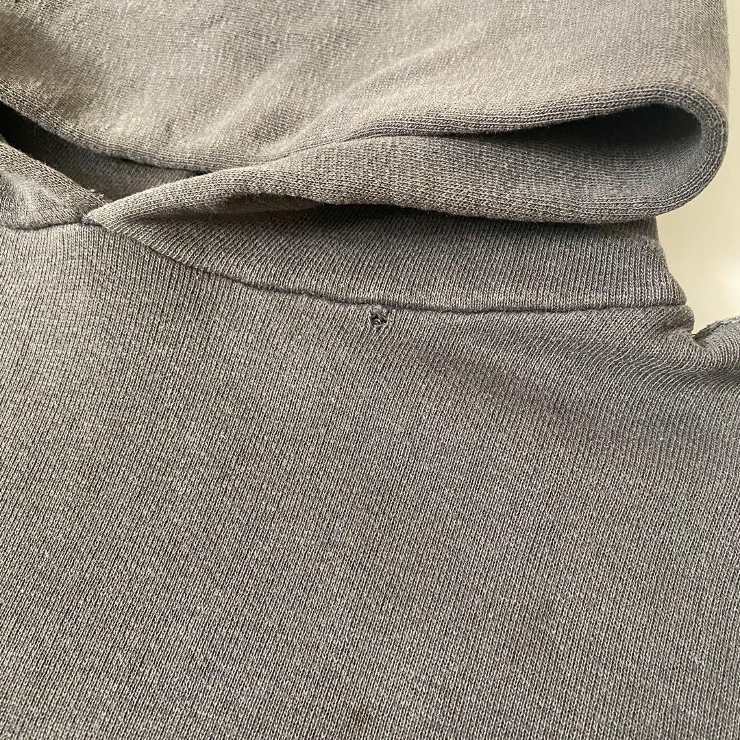 50-60s ヴィンテージスウェットフーディ フェードブラック