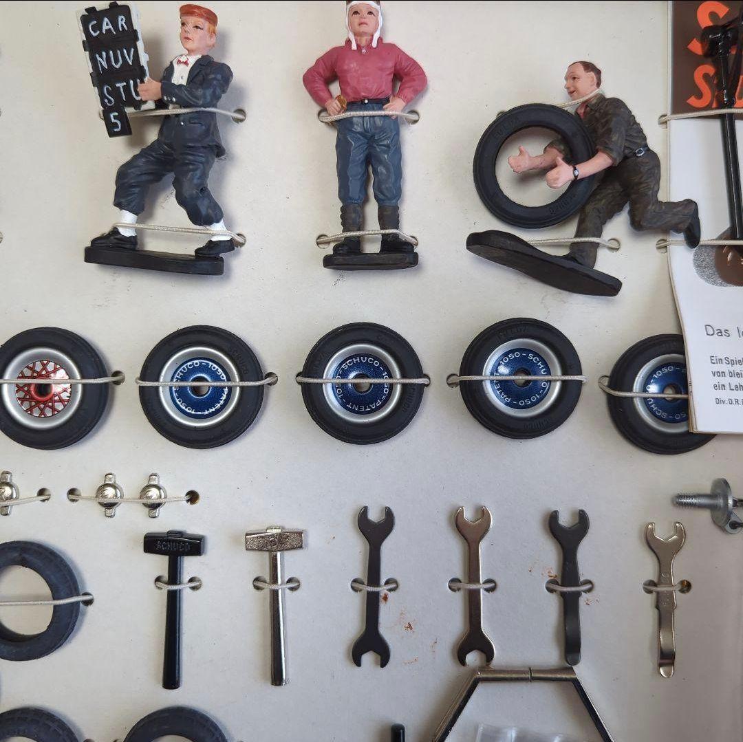 【希少！】シュコー メルセデスベンツとアウトウニオンの2台+フィギュア6体セット