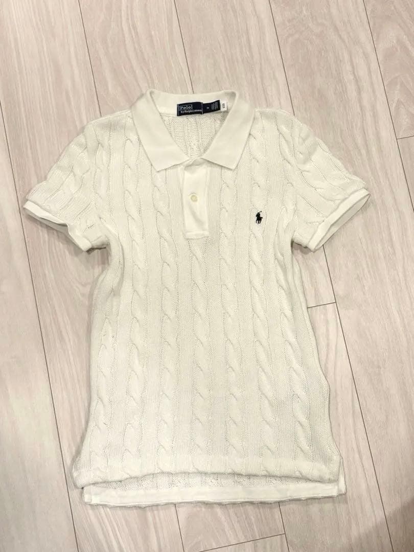 Polo by Ralph Lauren ケーブルニットポロシャツ Mサイズ
